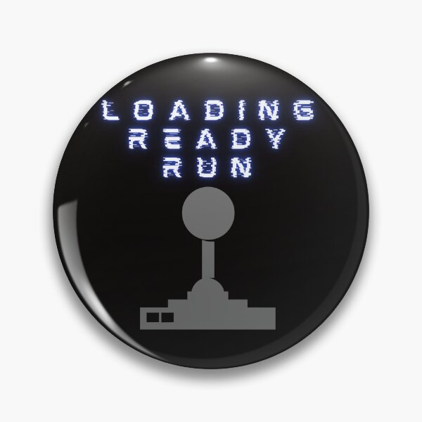 Item preview, Retro gamer motif, Loading - Ready - Run, joystick, C64 designed and sold by CorvusLunaArt.