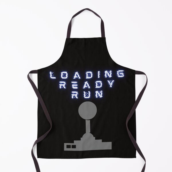 Item preview, Retro gamer motif, Loading - Ready - Run, joystick, C64 designed and sold by CorvusLunaArt.