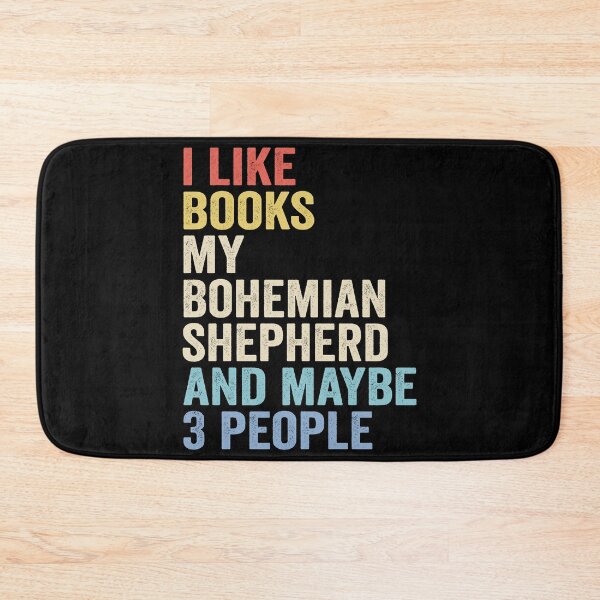 Item preview, Bohemian shepherd Dog and Books - I Like Books My Bohemian shepherd designed and sold by vzrnmichsudops.