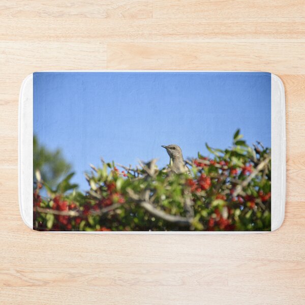 Item preview, Bird in a holly bush peering out designed and sold by FoxGlove5.