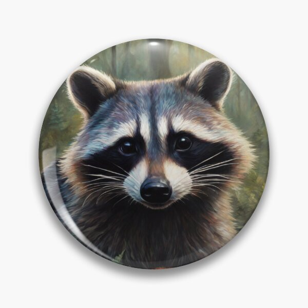 Item preview, Raccoon in Forest designed and sold by AugustBrennan.