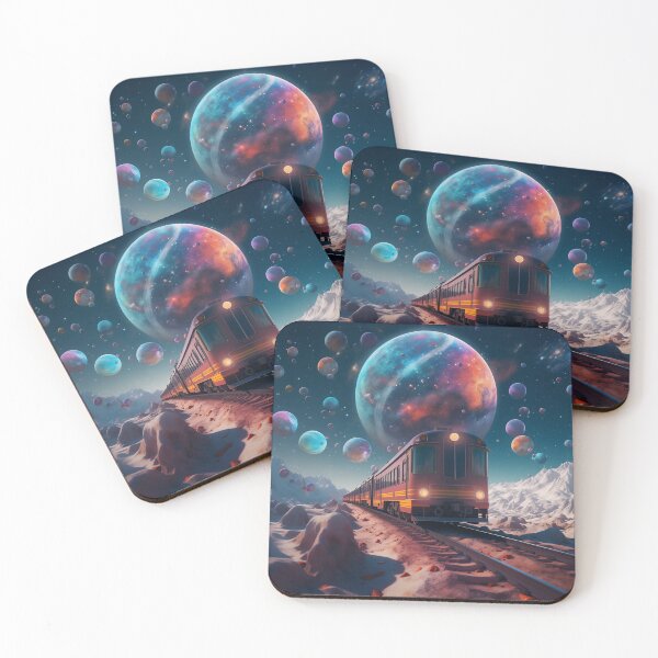 Item preview, Interstellar Express | Hyper-Realistic Pop Art Journey designed and sold by FairX.