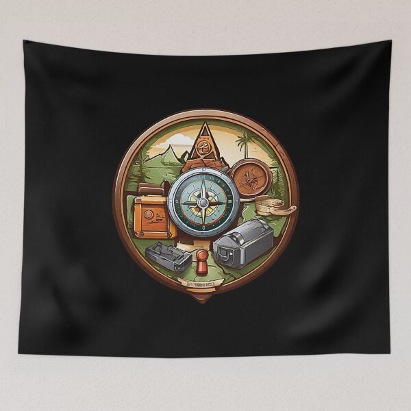 Item preview, Cool vintage geocaching adventure design. Geocache lover. designed and sold by Unitepeople.