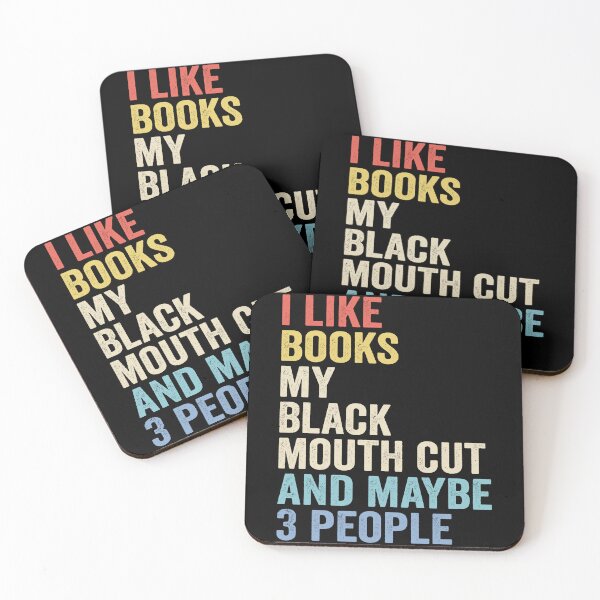 Item preview, Black mouth cut Dog and Books - I Like Books My Black mouth cut designed and sold by vzrnmichsudops.