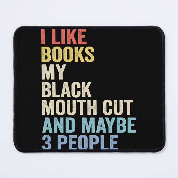 Item preview, Black mouth cut Dog and Books - I Like Books My Black mouth cut designed and sold by vzrnmichsudops.