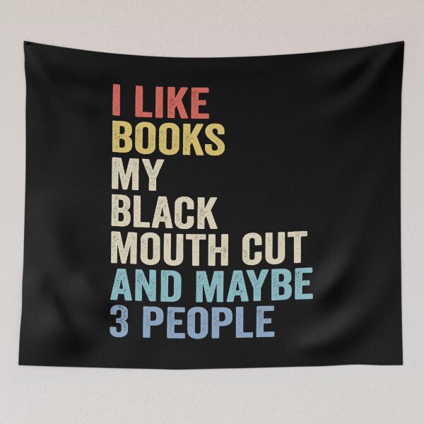 Item preview, Black mouth cut Dog and Books - I Like Books My Black mouth cut designed and sold by vzrnmichsudops.