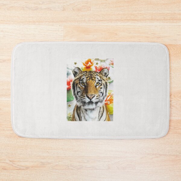 Item preview, Bengal Tiger Portrait - 'Tiger Lily' designed and sold by Nikki Fortuin Arts & Crafts.