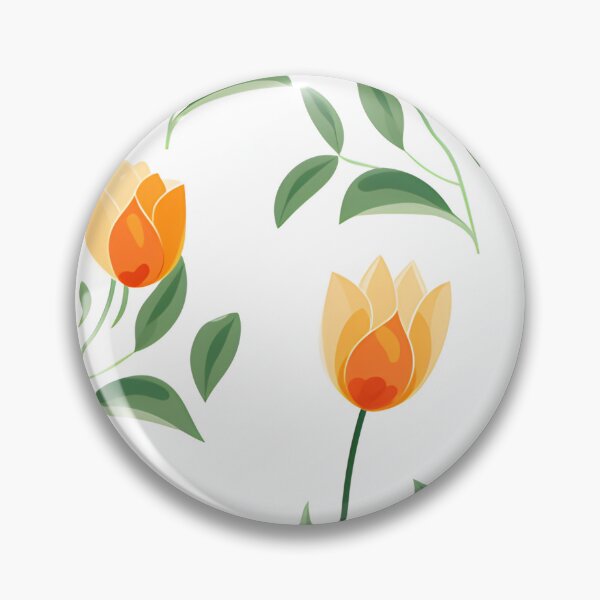 Item preview, Cartoon style tulip flower seamless pattern designed and sold by varinchai.