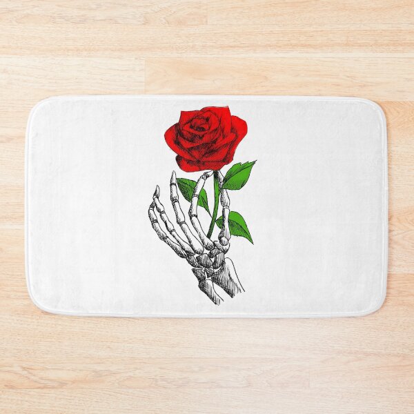 Item preview, skeleton hand holding a rose designed and sold by J-Alex-.