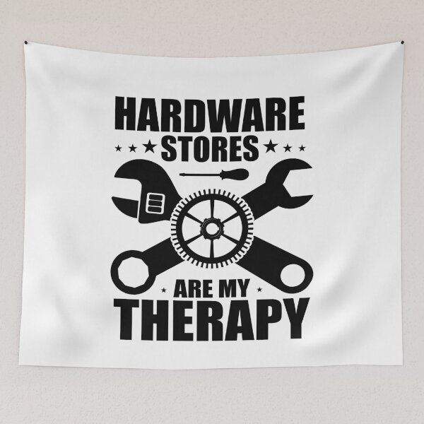 Item preview, Hardware Stores Are My Therapy Funny Handyman Maintenance designed and sold by SakuraPxl.