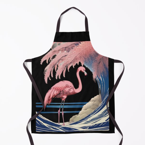 Item preview, flamingo in the waves designed and sold by EuropeanPrints.