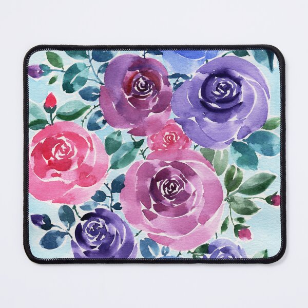 Item preview, Cool Tones Roses Bouquet designed and sold by andrebalest.art.