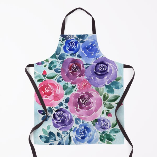 Item preview, Cool Tones Roses Bouquet designed and sold by andrebalest.art.