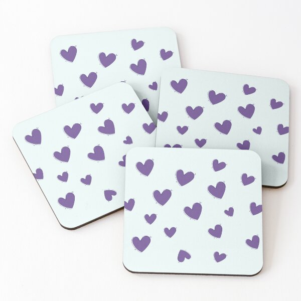 Item preview, Violet Hearts designed and sold by PatternInArt.