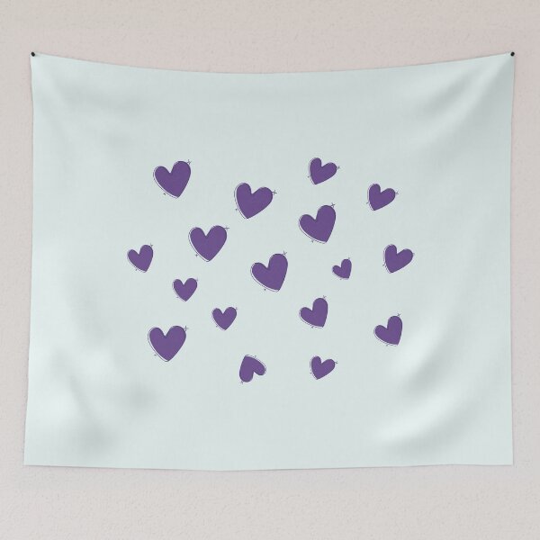 Item preview, Violet Hearts designed and sold by PatternInArt.