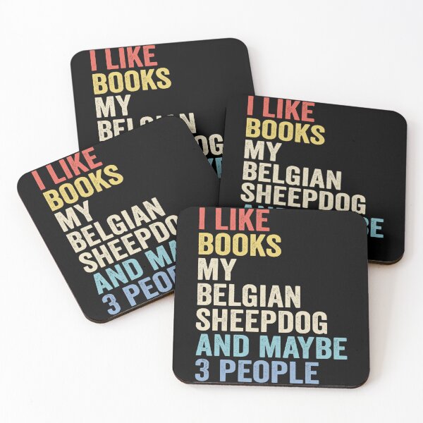 Item preview, Belgian sheepdog Dog and Books - I Like Books My Belgian sheepdog designed and sold by vzrnmichsudops.