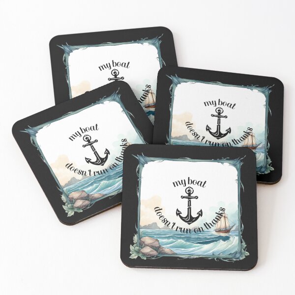 Item preview, Sticker my boat doesn't run on thanks designed and sold by S-ZYBI.