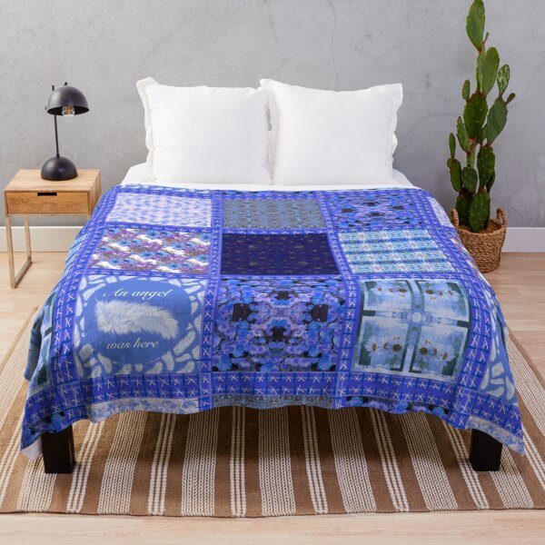 Item preview, Blue patchwork designed and sold by Flowersonstuff.