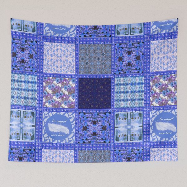 Item preview, Blue patchwork designed and sold by Flowersonstuff.