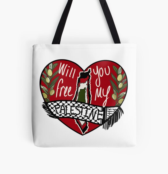 Will you free my Palestine? All Over Print Tote Bag