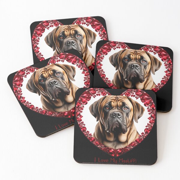 Item preview, I Love My Mastiff designed and sold by FatCatStudios.