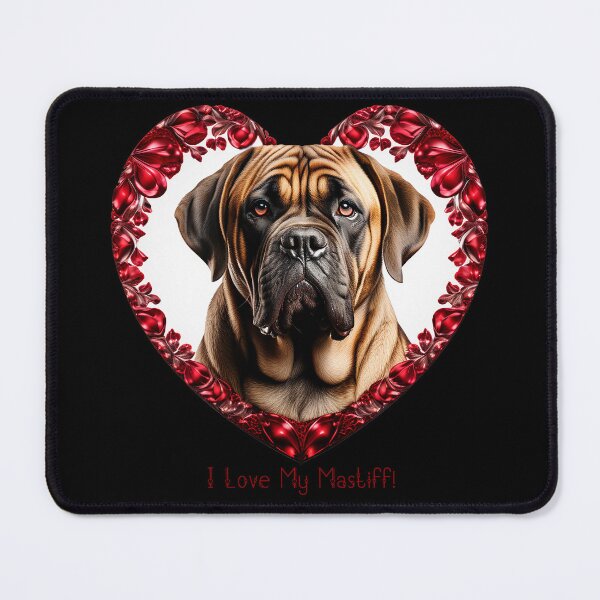 Item preview, I Love My Mastiff designed and sold by FatCatStudios.