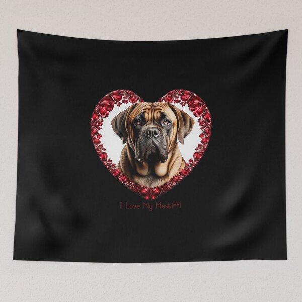 Item preview, I Love My Mastiff designed and sold by FatCatStudios.