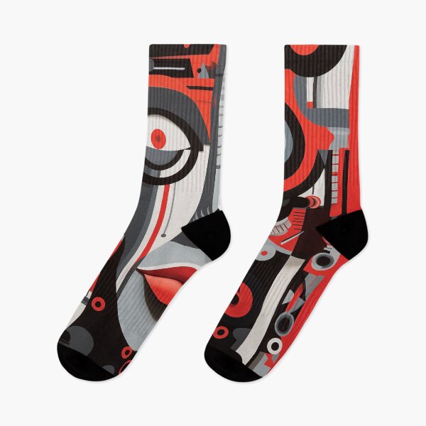 Item preview, Vision of the Future | Afrofuturistic Red Abstraction designed and sold by FairX.