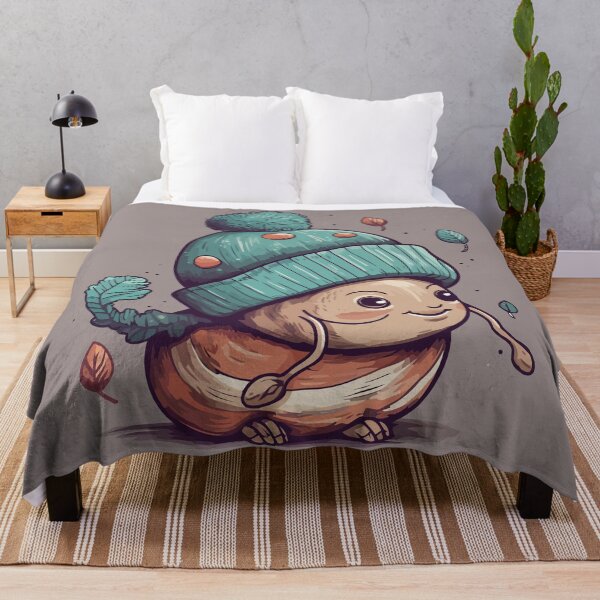 Item preview, Snail wearing a pom pom toque designed and sold by Amir Faysal.