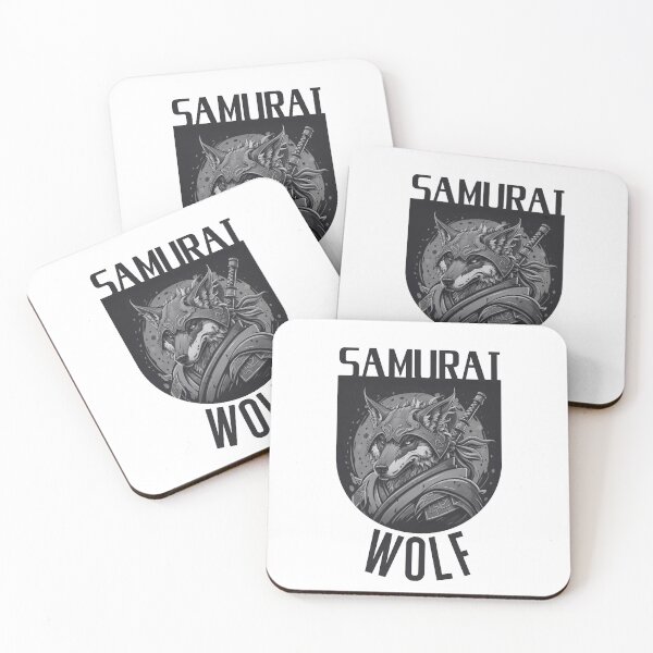 Item preview, Samurai wolf designed and sold by Weknes.