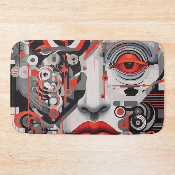 Item preview, Vision of the Future | Red Eye in an Afrofuturistic Dreamscape designed and sold by FairX.
