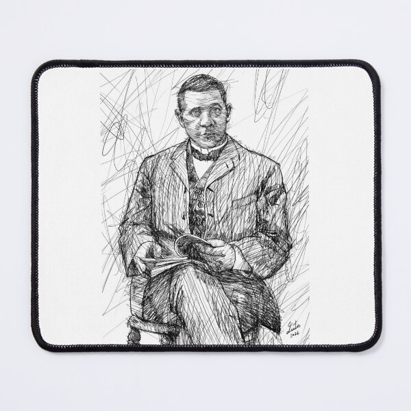 Item preview, BOOKER T. WASHINGTON ink portrait designed and sold by lautir.