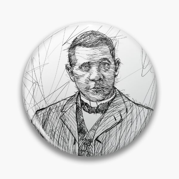 Item preview, BOOKER T. WASHINGTON ink portrait designed and sold by lautir.
