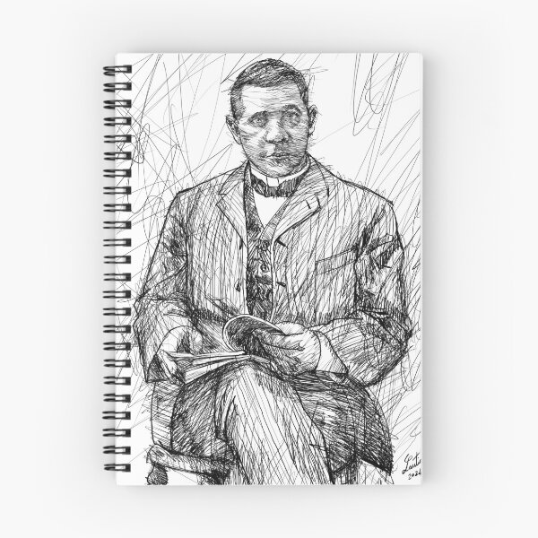 Item preview, BOOKER T. WASHINGTON ink portrait designed and sold by lautir.