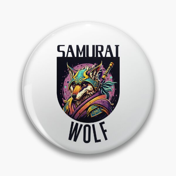 Item preview, Samurai wolf color designed and sold by Weknes.