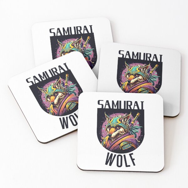 Item preview, Samurai wolf color designed and sold by Weknes.