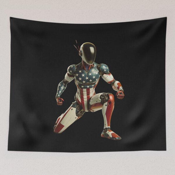 Item preview, Tesla bot designed and sold by TEEJAMBOREE.