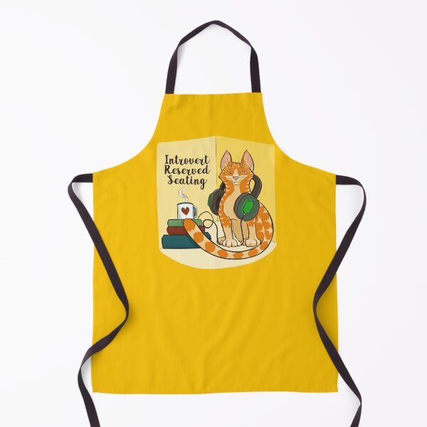 Item preview, Introvert Reserved Seating Cat designed and sold by Casey Wilkinson.
