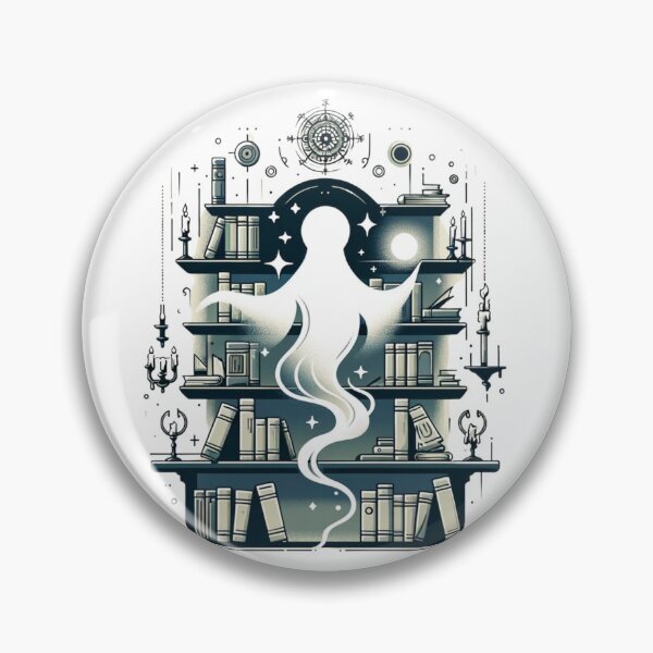 Item preview, Spectral Librarian - Haunting the Halls of Knowledge designed and sold by SADStyleDesigns.