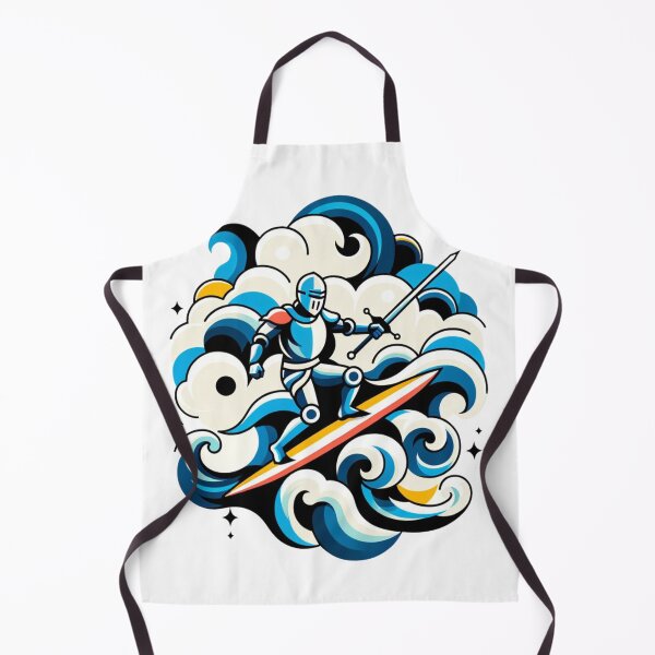 Item preview, Knight of the Cumulus - Surfing the Skyward Waves designed and sold by SADStyleDesigns.