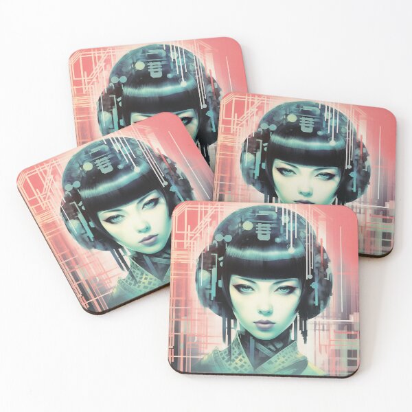 Item preview, Neon Samurai | Cyberpunk Manga with an Asian Flair designed and sold by FairX.