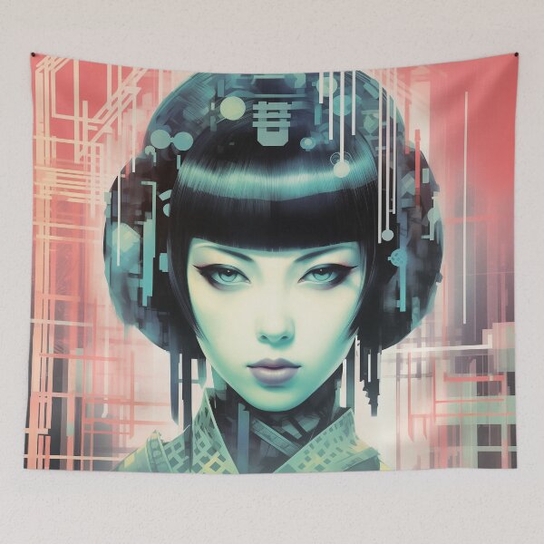 Item preview, Neon Samurai | Cyberpunk Manga with an Asian Flair designed and sold by FairX.