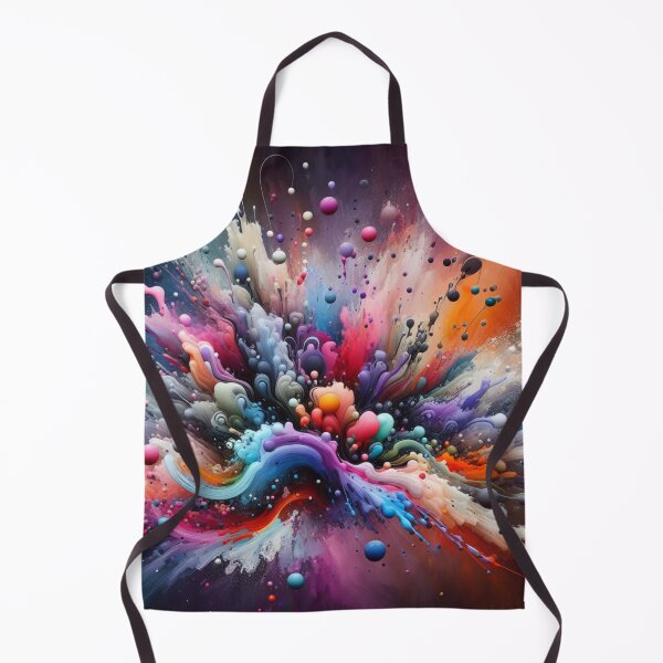 Item preview, Colorful paint splashes, organic art designed and sold by Theudric.