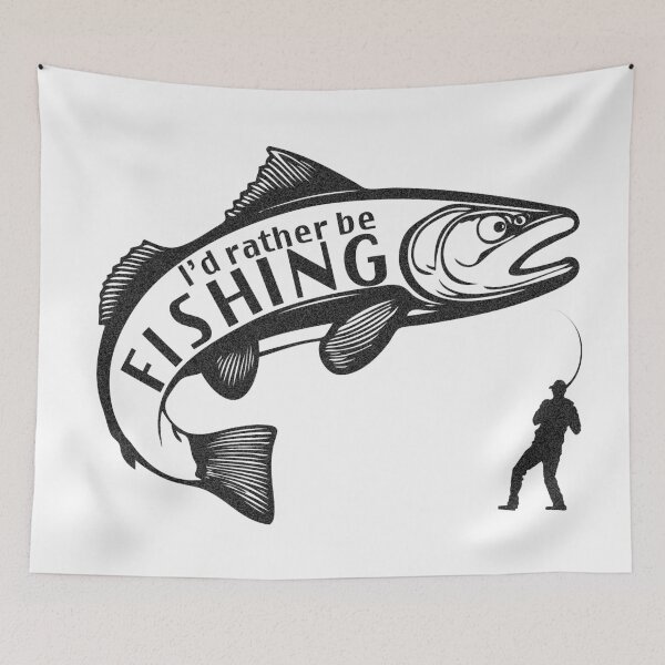Item preview, I'd Rather Be Fishing designed and sold by WhiteShirtGuy.