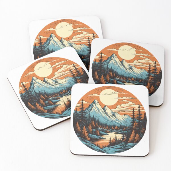 Item preview, Mountains View designed and sold by NicolasGlowArt.