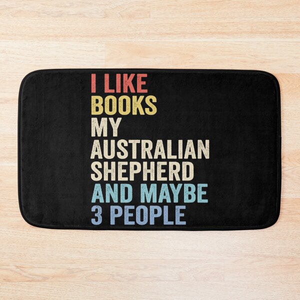 Item preview, Australian shepherd Dog and Books - I Like Books My Australian shepherd designed and sold by vzrnmichsudops.