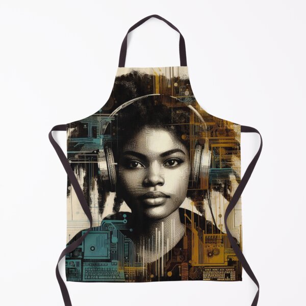 Item preview, Portrait of an African-American computer programmer designed and sold by Theudric.