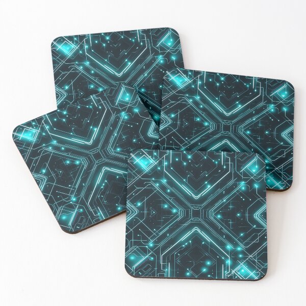 Item preview, Cybernetic Labyrinth - Matrix Glow designed and sold by Sir Meow Meow.