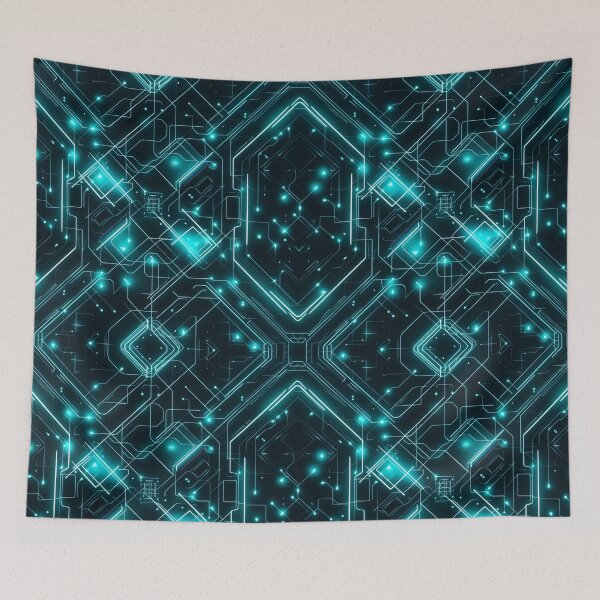Item preview, Cybernetic Labyrinth - Matrix Glow designed and sold by Sir Meow Meow.