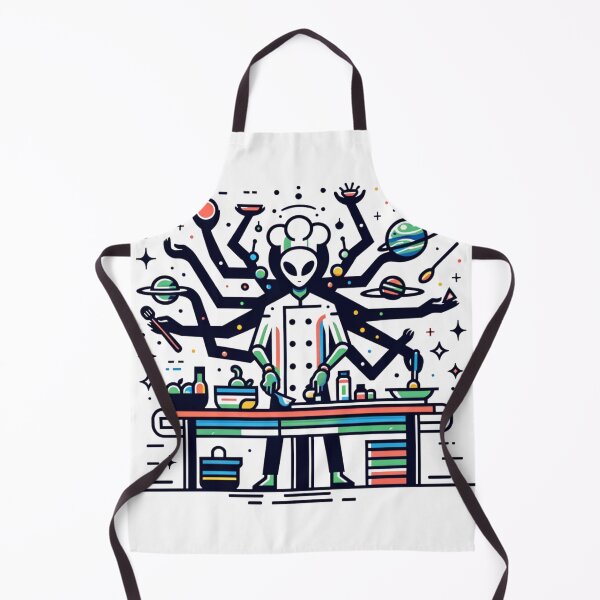 Item preview, Cosmic Chef - Culinary Master of the Universe designed and sold by SADStyleDesigns.